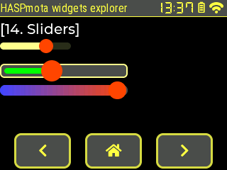 HASPmota slider
