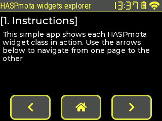 HASPmota label