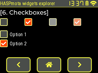 HASPmota checkbox