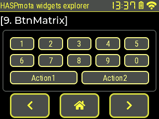 HASPmota btnmatrix