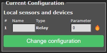 Matter configuration