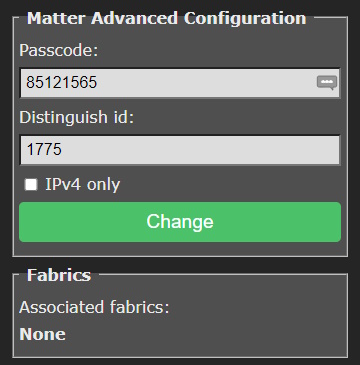 Matter Passcode
