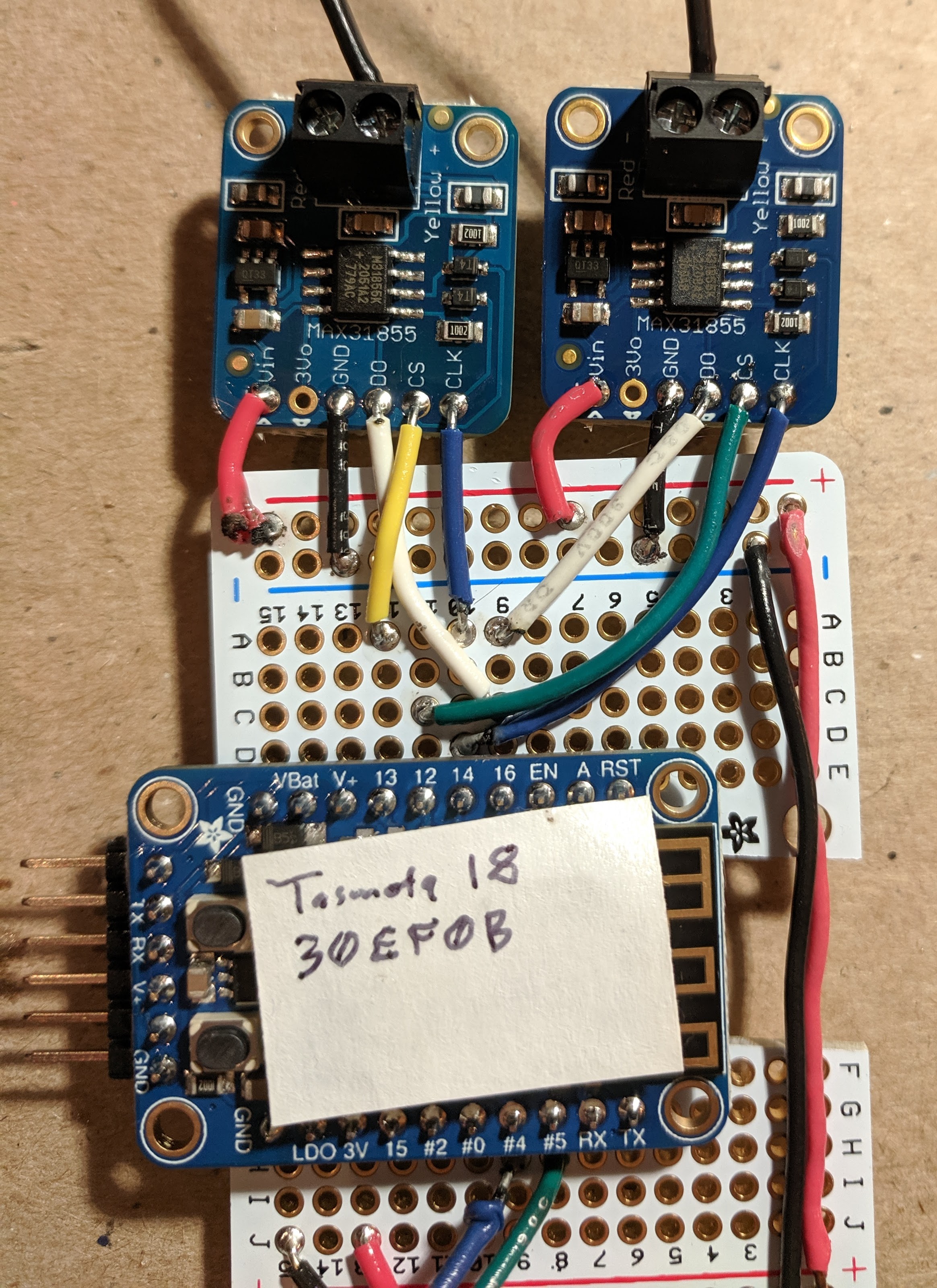 wiring on permaproto board