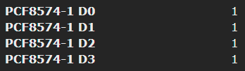 PCF8574 inputs GUI