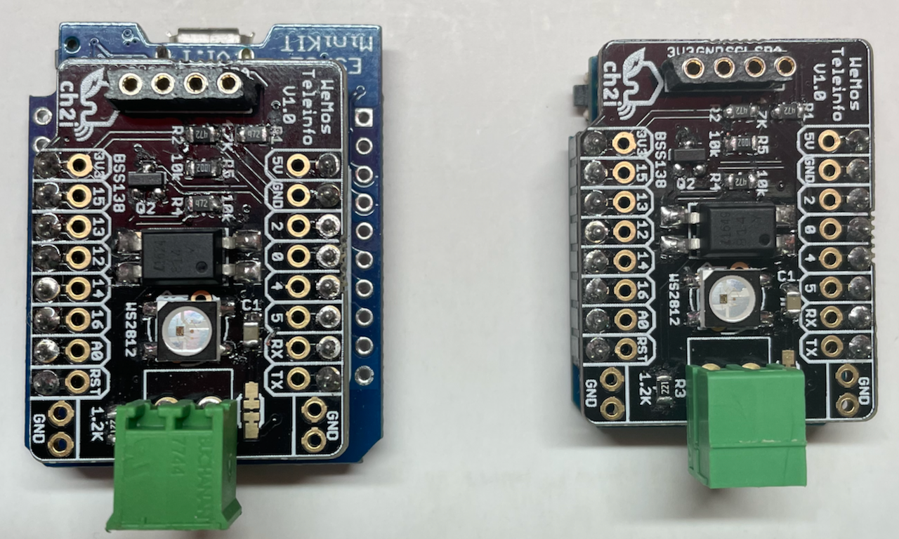 Wemos Teleinfo shield
